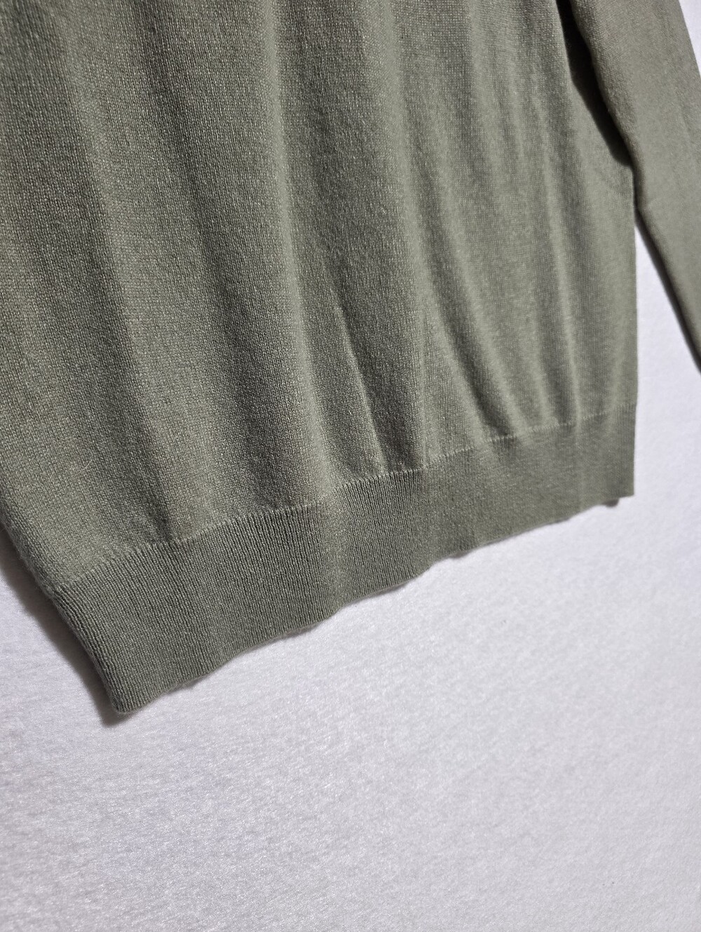 NWT NAADAM THE ORIGINAL CASHMERE SWEATER SAGE SZ L - Picture 6 of 14